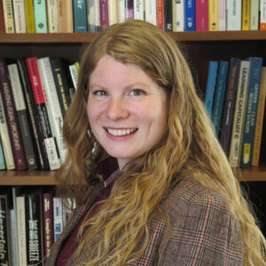 Rachel Korn smiles at the camera